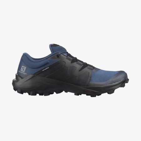 Salomon WILDCROSS Mens Trail Running Shoes Navy | Salomon South Africa